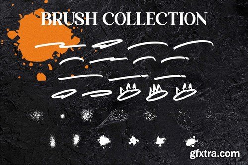 Black Brush Font