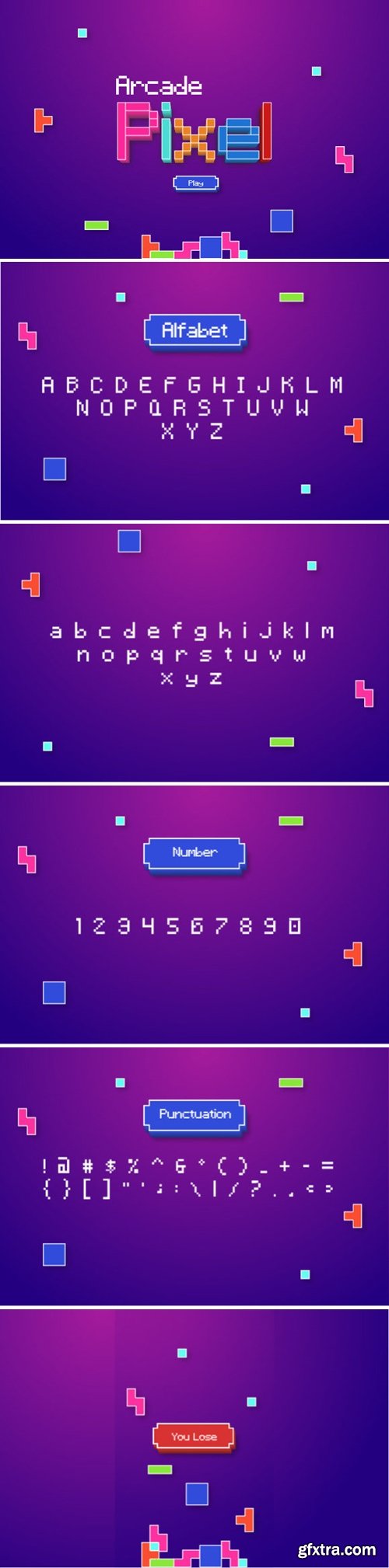 Arcade Pixel Font