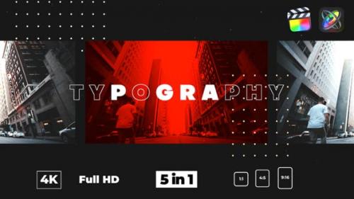 Videohive - Typography Glitch Opener