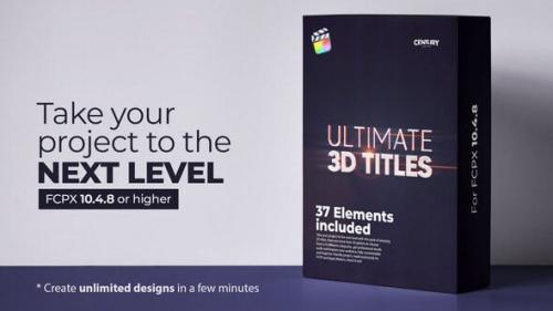 Videohive - Ultimate 3D Titles for FCPX