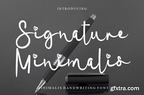 Signature Minimalis Font 