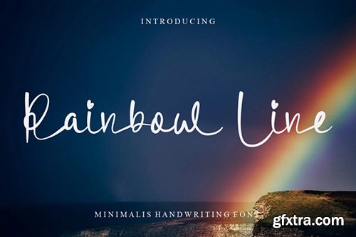 Rainbow Line Font 