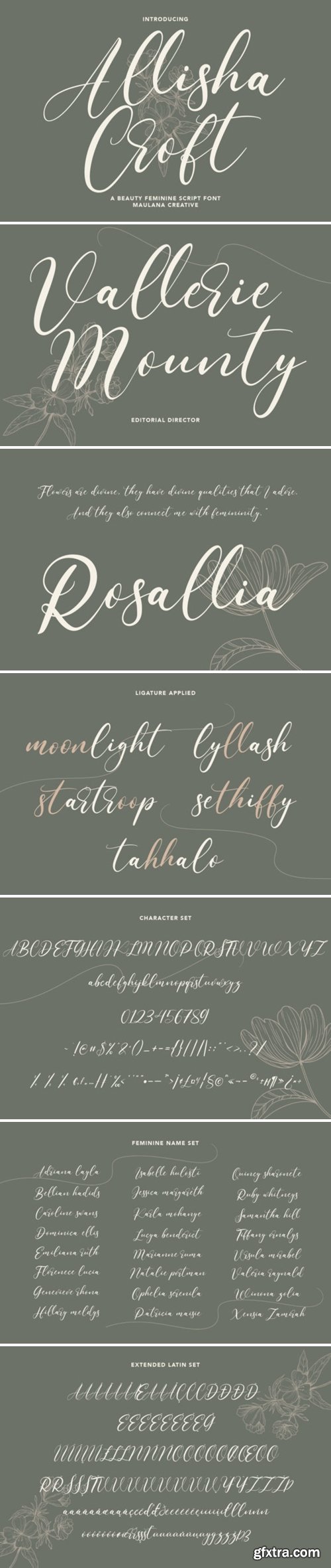 Allisha Croft Font