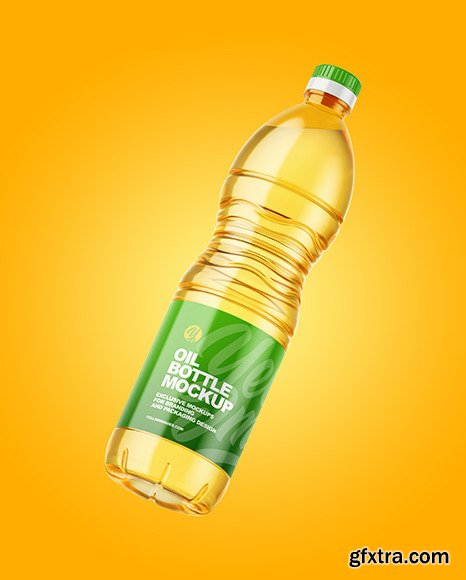 Sunflower Oil Bottle Mockup 82505