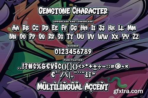 Gemstone Graffiti Font