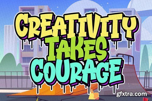 Gemstone Graffiti Font