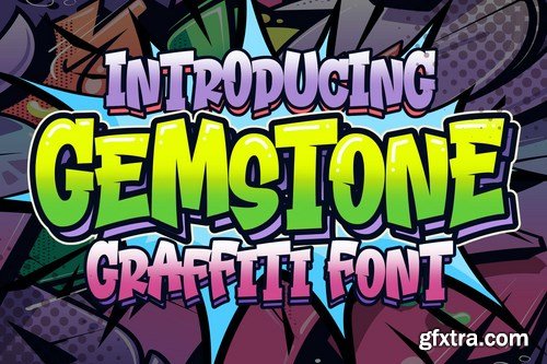 Gemstone Graffiti Font