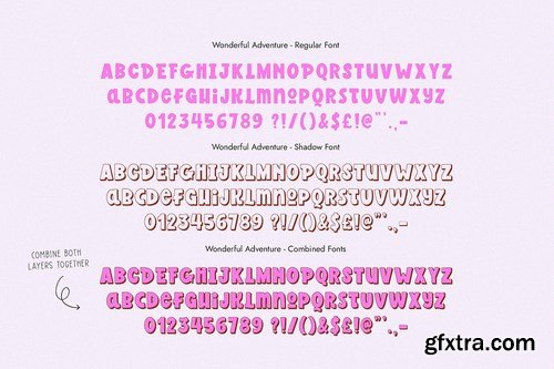 Wonderful Adventure Font Family