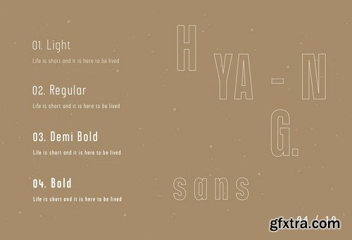 Hyang Modern Sans Serif Font