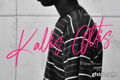 Kallis Ottis Signature Font