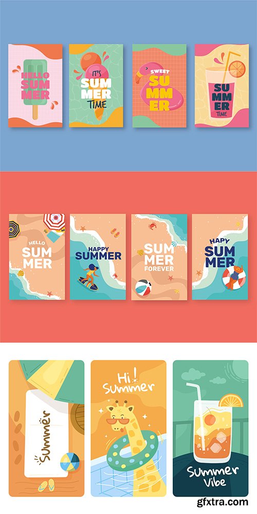 Summer cards collection