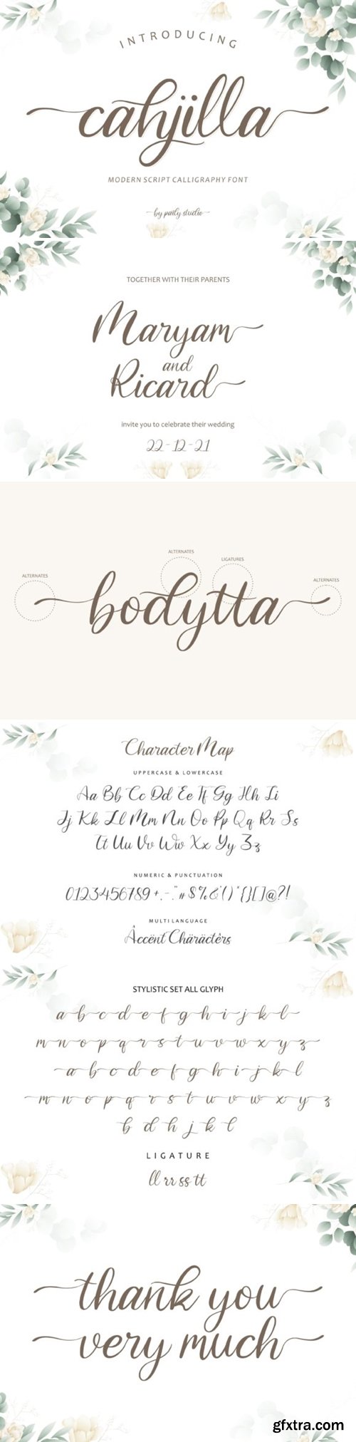 Cahjilla Font