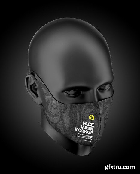 Face Mask Mockup 82493