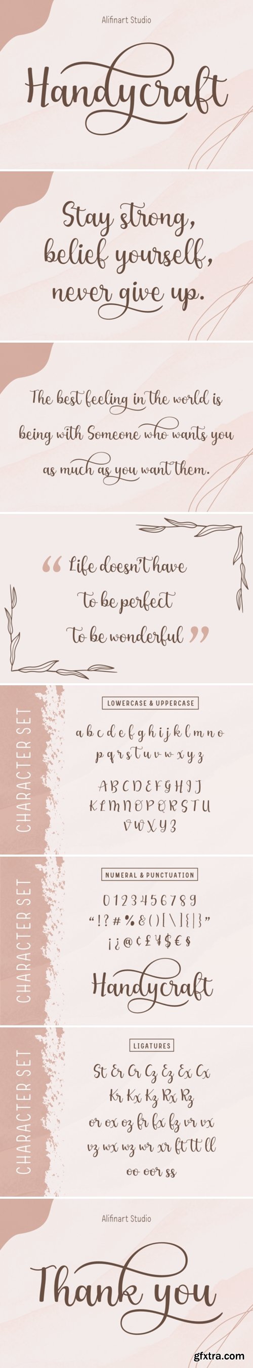 Handycraft Font