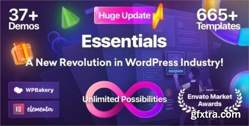 ThemeForest - Essentials v2.0.0 - Multipurpose WordPress Theme - 27889640 - NULLED