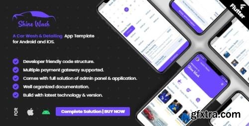 CodeCanyon - Car Wash Booking System with mobile apps android | Ios | Flutter v2.0.0 - 29967985