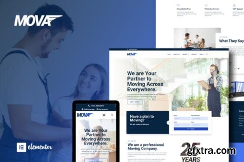 ThemeForest - Mova v1.0.0 - Moving Company Elementor Template Kit - 32011117