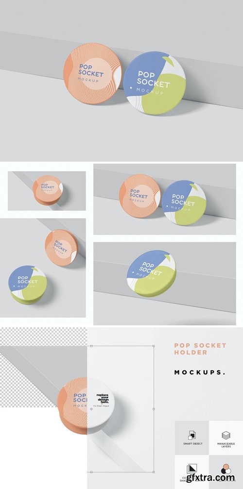 Pop Socket Mockups