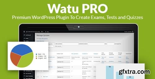 CalendarScripts - Watu PRO v6.5.4.2 - Premium WordPress Plugin To Create Exams, Tests and Quizzes