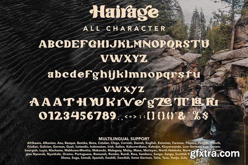 Hairage - Classy Serif Font