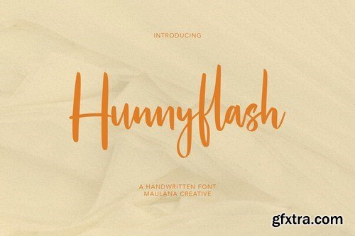 Hunnyflash Handwritten Font