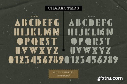 Pinmold - Modern Stencil Font