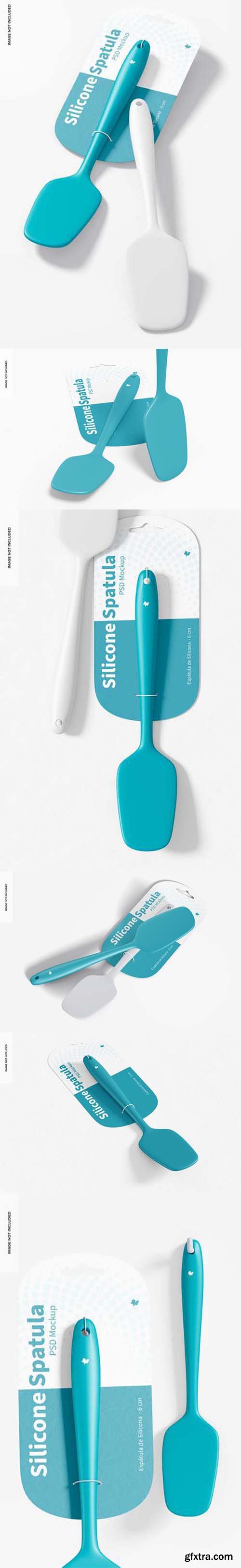 Silicone spatulas mockup