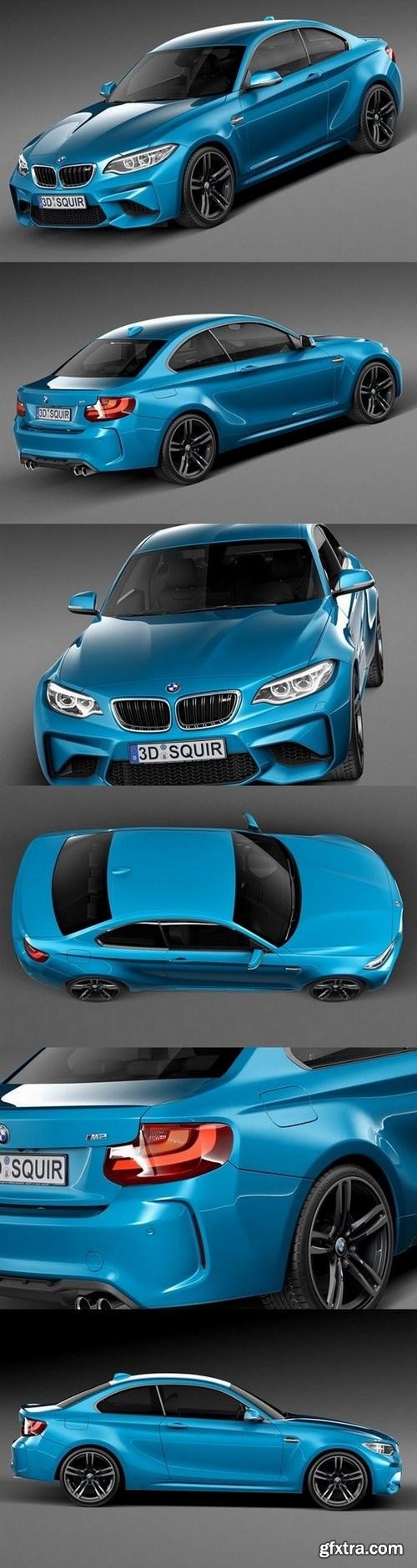 BMW M2 Coupe 2016 3D Model