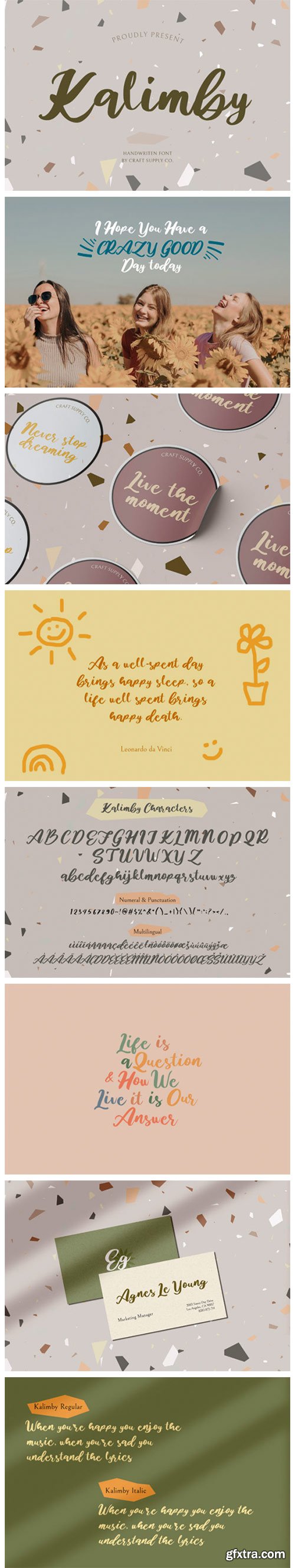 Kalimby Font