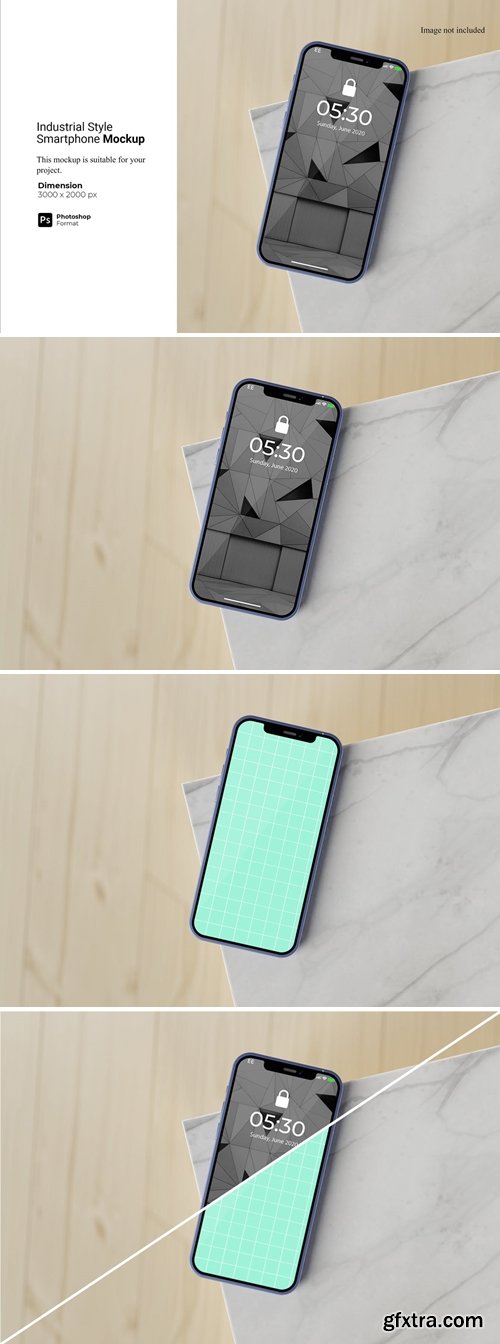 Industrial Style Smartphone Mockup