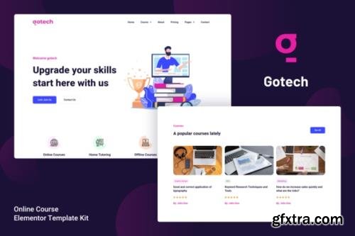 ThemeForest - Gotech v1.0.0 - Online Course Elementor Template Kit - 32035933