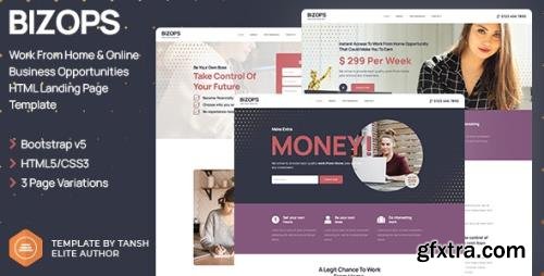 ThemeForest - Bizops v1.0 - Online Business Opportunities HTML Landing Page Template - 32036277