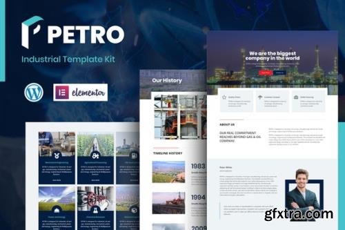 ThemeForest - Petro v2.0.0 - Industrial Elementor Template Kit - 25871272