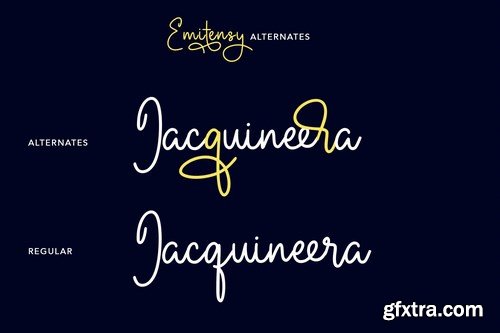 Emitensy Script Font