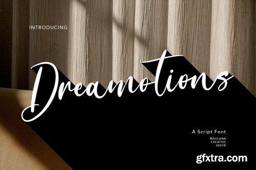 Dreamotions Handwritten Script Font