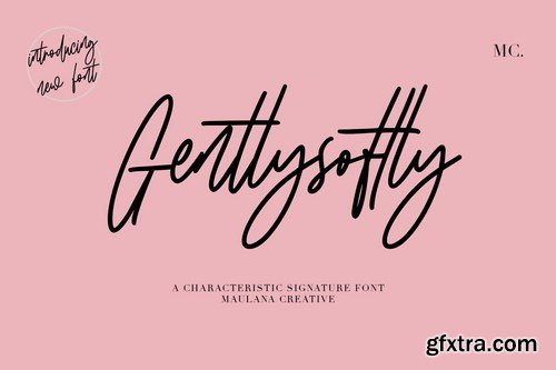 Gentlysoftly Signature Script Font