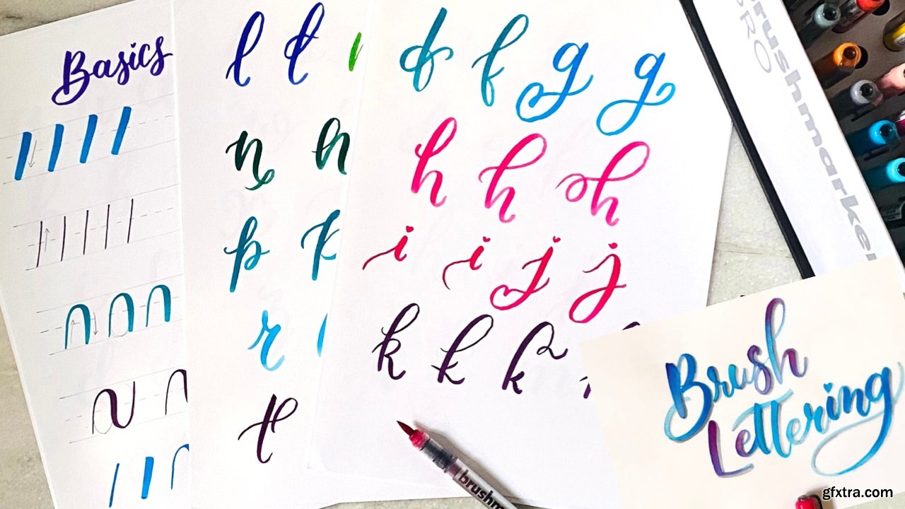 Brush Lettering A Beginners Guide » GFxtra