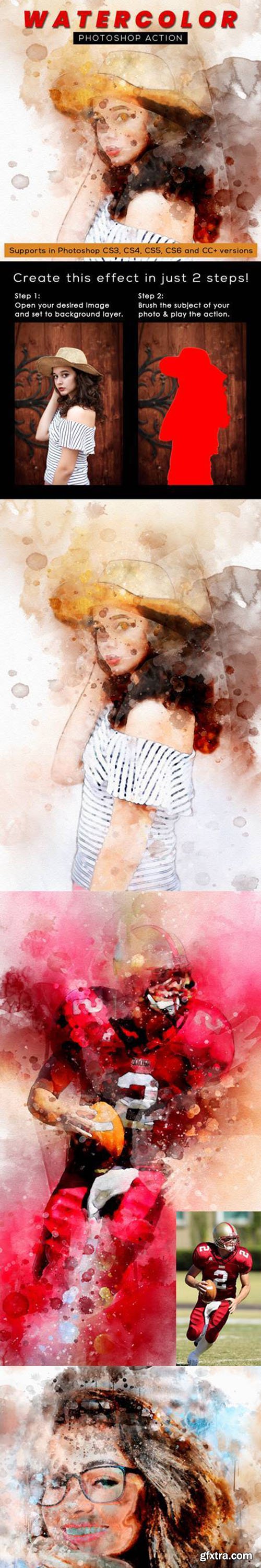 GraphicRiver - Watercolor Photoshop Action 27760667