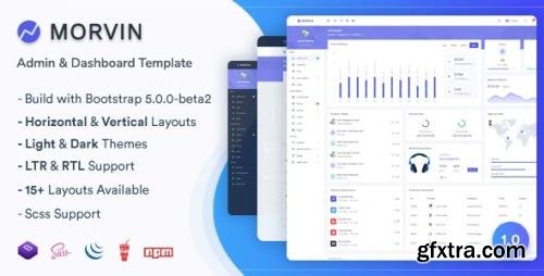 ThemeForest - Morvin v1.0 - Admin & Dashboard Template - 32004287