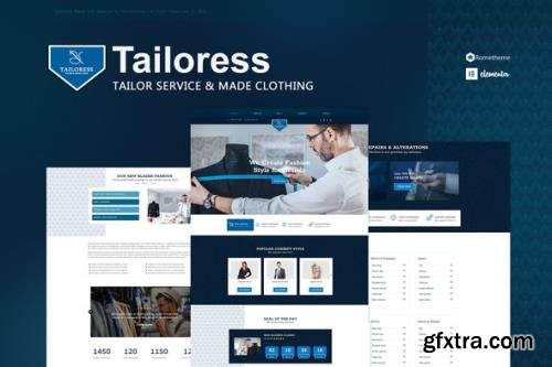 ThemeForest - Tailoress v1.0.2 - Tailor Service & Made Elementor Template Kit - 32019364