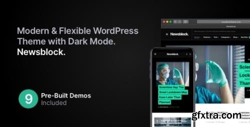 ThemeForest - Newsblock v1.1.6 - News & Magazine WordPress Theme with Dark Mode - 26821869 - NULLED