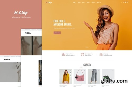 MChip - eCommerce PSD Template