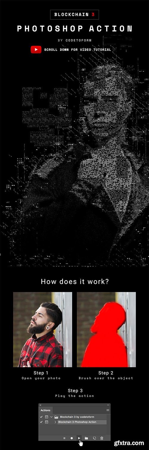 Graphicriver - Blockchain 3 Photoshop Action 22432218