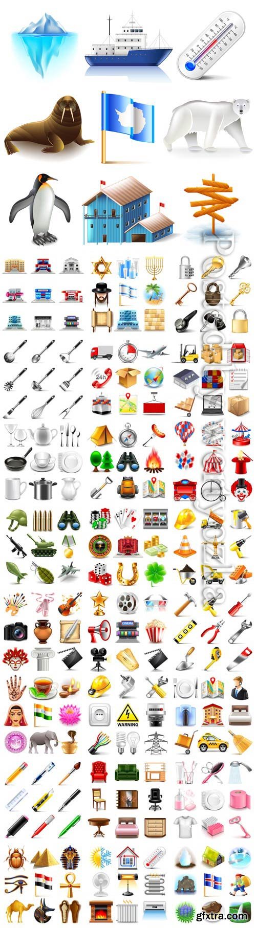 Vector icons set