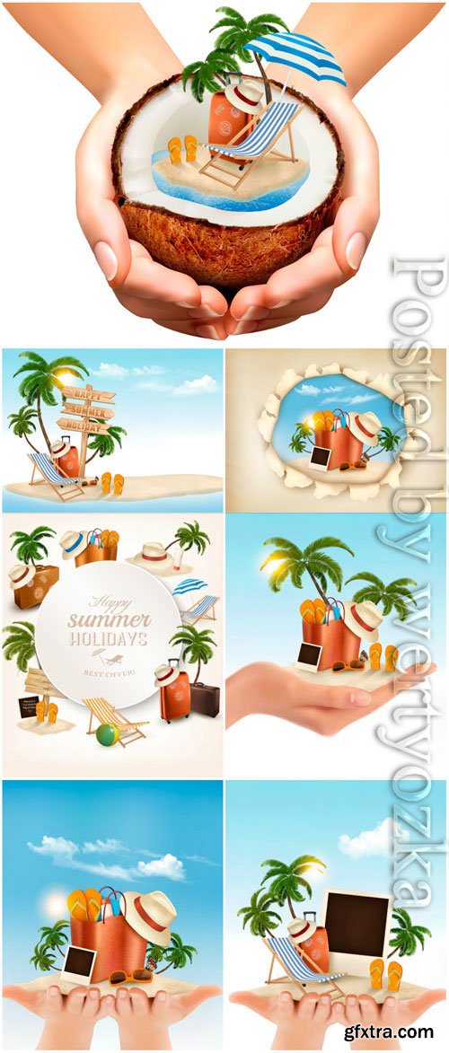 Summer concept in vector