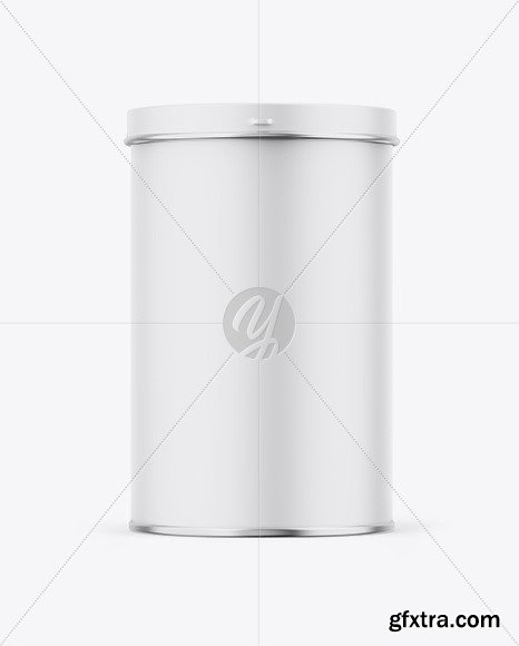 Matte Tin Can Box Mockup 82766