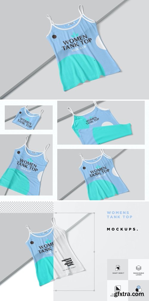 Women Tank Top Mockups