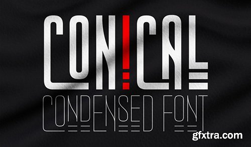 Conical Condensed Font 