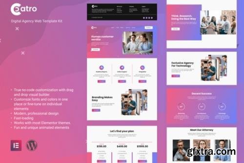 ThemeForest - Coatro v1.0.1 - Digital Agency Elementor Template Kit - 32041129