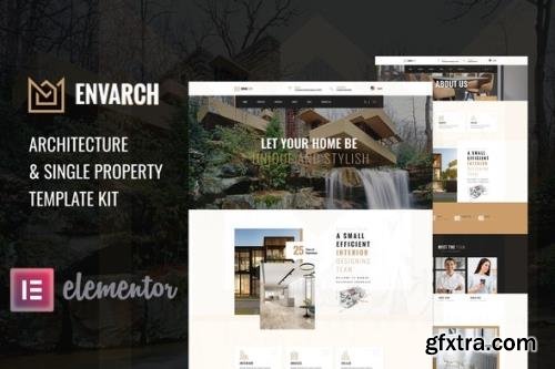 ThemeForest - EnvArch v1.0.0 - Architecture & Single Property Elementor Template Kit - 31830246